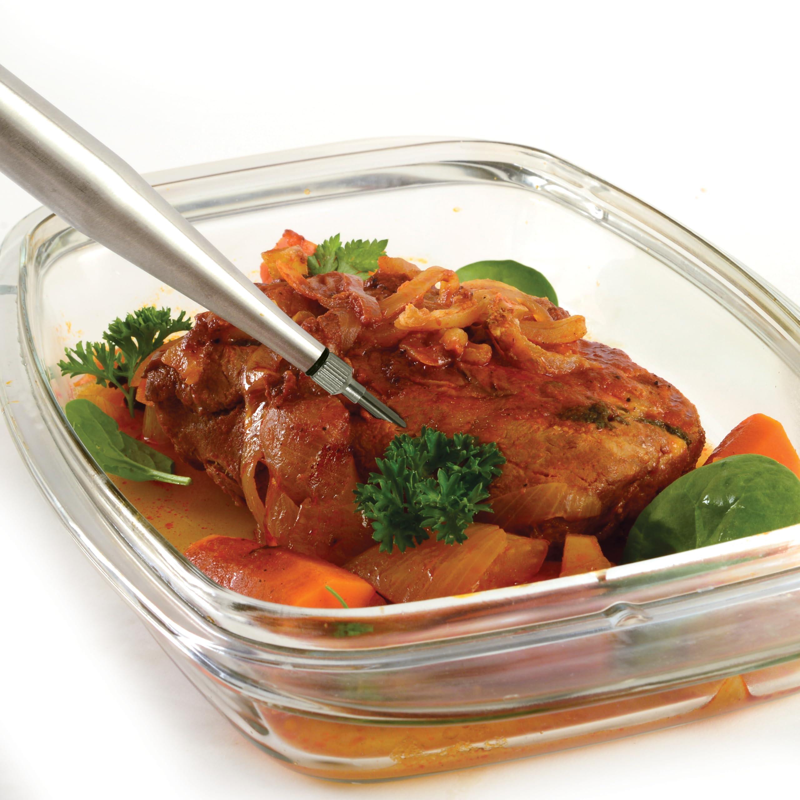 Norpro Norpro Deluxe Stainless Steel Baster with Injector and Cleaning Brush 11\" x 2\" x 2\"