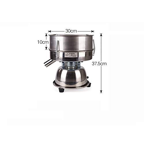 iDili Automatic Sifter Shaker Machine, Electric Vibrating Screen Powder, Screening Sifting Machine Powder Sieve Machine for Powder Particle Stainless Steel, 10cm Hight Sieve (150 Mesh)