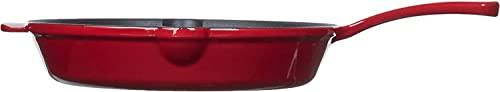 Cuisinart Cuisinart Chef's Classic Enameled Cast Iron 10-Inch Round Fry Pan, Cardinal Red