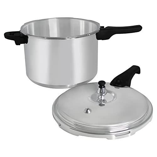 Mirro Mirro 92160A Polished Aluminum 10-PSI Pressure Cooker Cookware, 6-Quart, Silver -