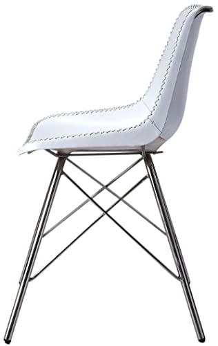 Butler Specialty Company Butler Specialty Inland Leather Side Chair in White