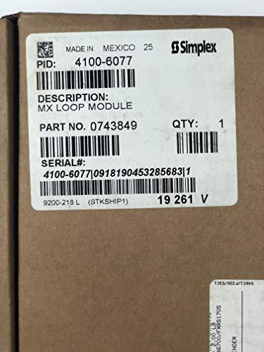 Simplex Simplex 4100-6077 MX Loop Module for 4100ES Fire Alarm Control Panels