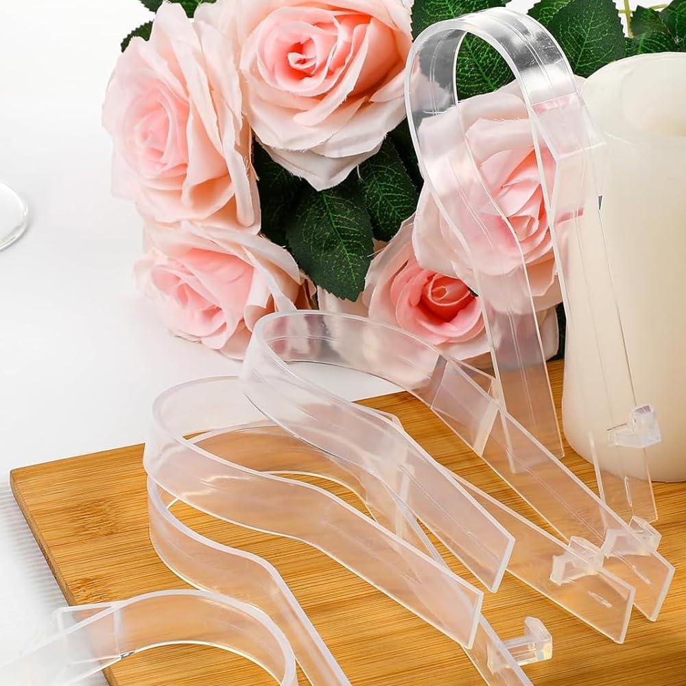 Fun Express Pew Clips for Wedding Bows - Bulk Set of 12 Clips and Bow Holders - Wedding Ceremony and Church Decor