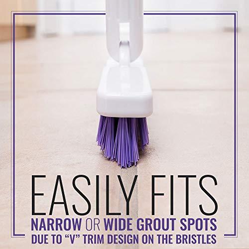 Fuller Brush Fuller Brush Tile Grout E-Z Scrubber Complete - Lightweight Multipurpose Power Surface Scrubber & Cleaner Brush - Perfect for Cleaning Hard to Reach Areas
