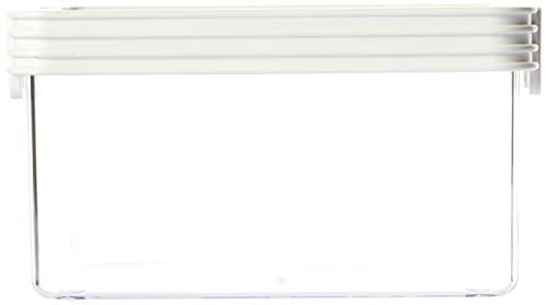 ClickClack Click Clack Basics Storage Containers, 1 Quart Airtight Container, White Lid