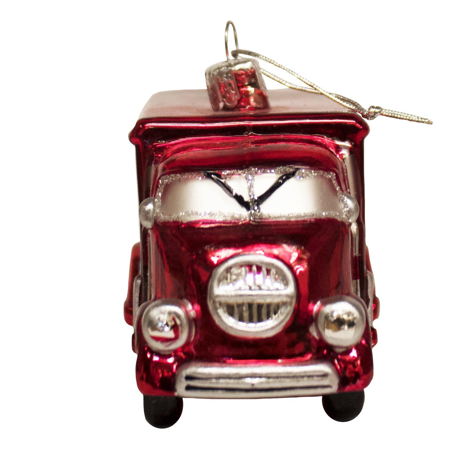 Kurt S. Adler Kurt Adler Coca-Cola Glass Truck Ornament, 5-Inch