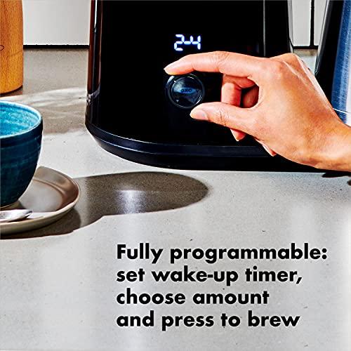 OXO OXO Brew 9 Cup Stainless Steel Coffee Maker,Silver, Black