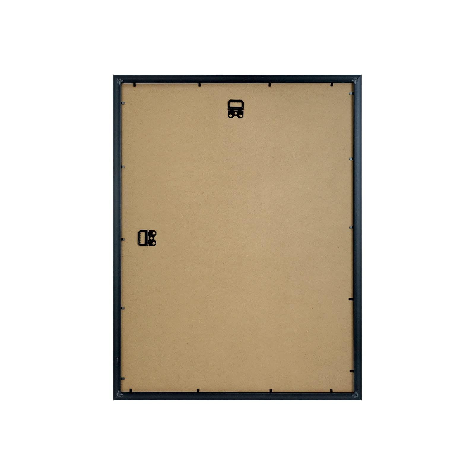 Studio Decor 18 x 24 Plastic Poster Frame by Studio Dcor - Includes Pre-attached Hanging Hardware, Horizontal or Vertical Display - Black, Bulk 6 Pack