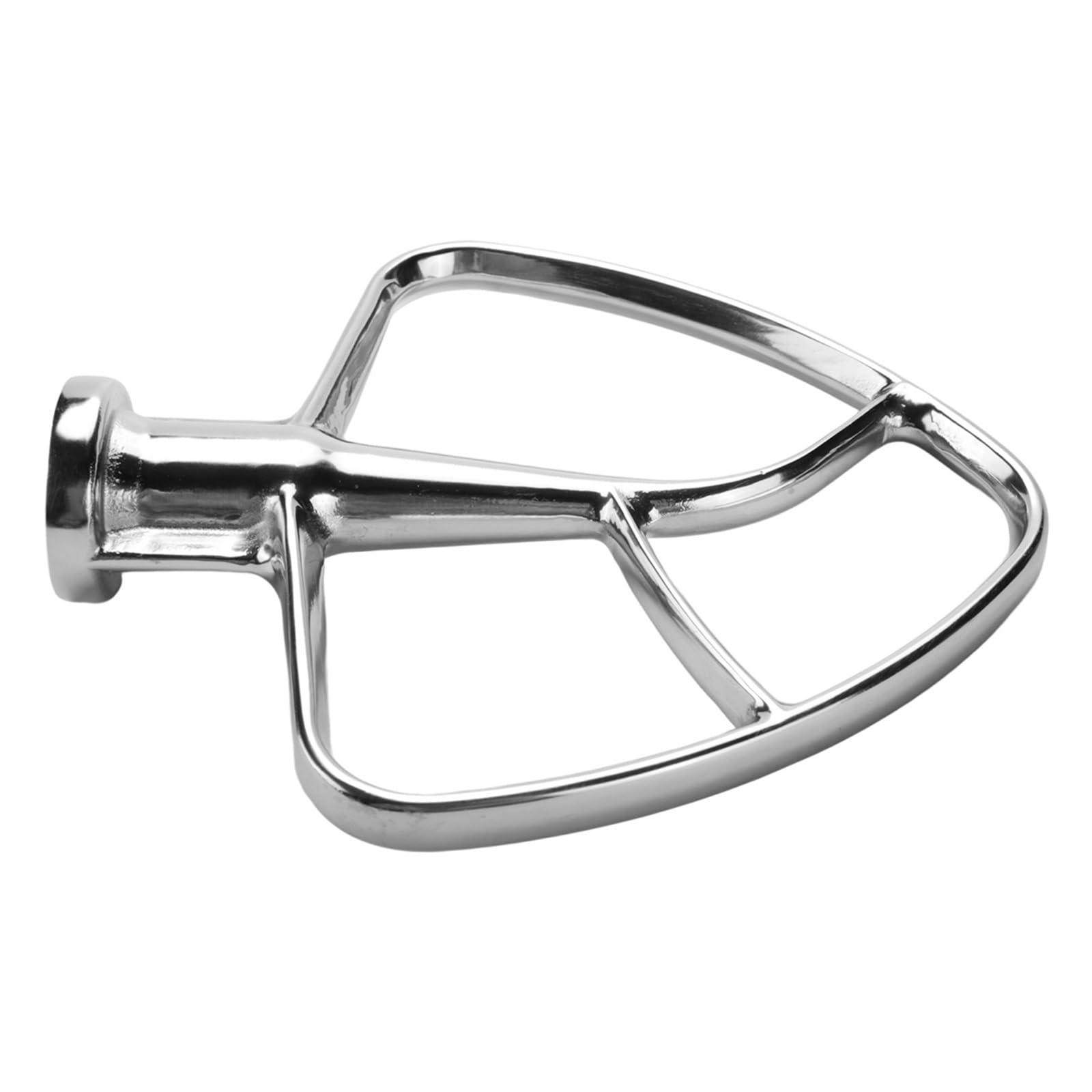 MUWAND Stainless Steel Flat Beater 4.5 Qt - 5 Qt Tilt-Stand Mixer Attachments, Compatible For KitchenAid