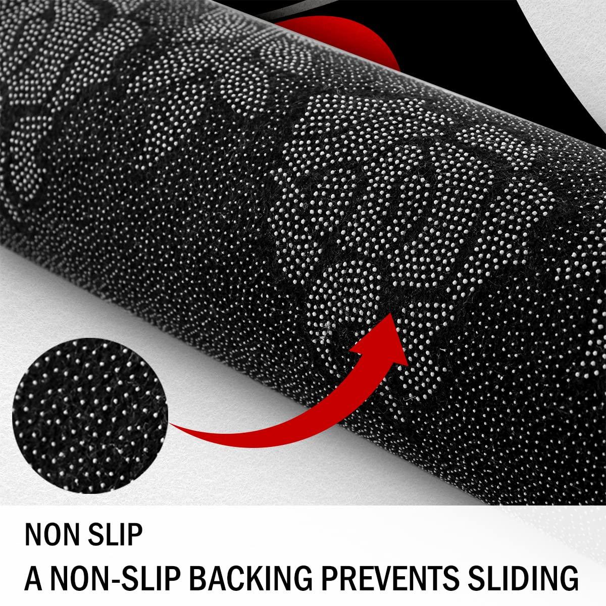 jejeloiu American Flag Area Rug 5'x7' Gun Living Room Rugs for Bedroom Home Decorative Weapon Carpet Ultra Soft Non-Slip Indoor Floor Mat