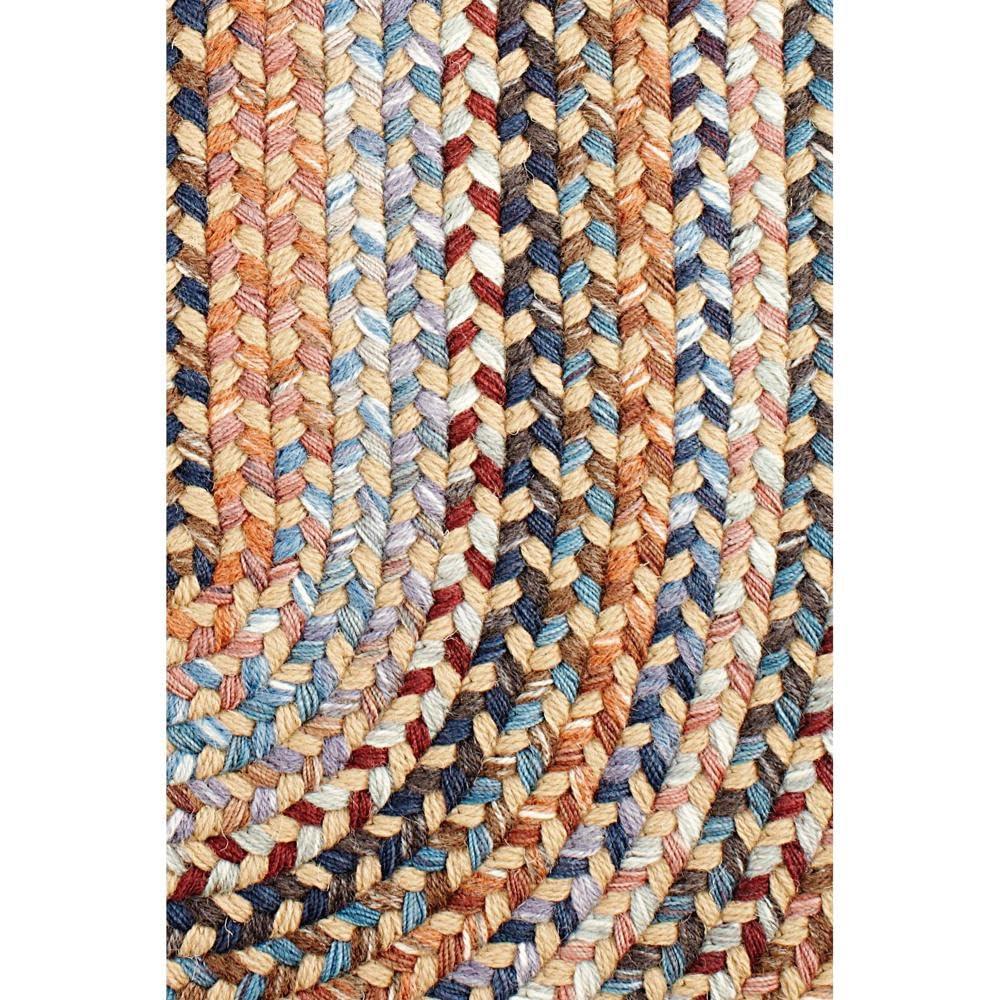 Super Area Rugs Super Area Rugs Premium Wool Braided Rug - Soft & Reversible Woven Rug - Made in USA - Neutral Mix 2' x 9' Runner