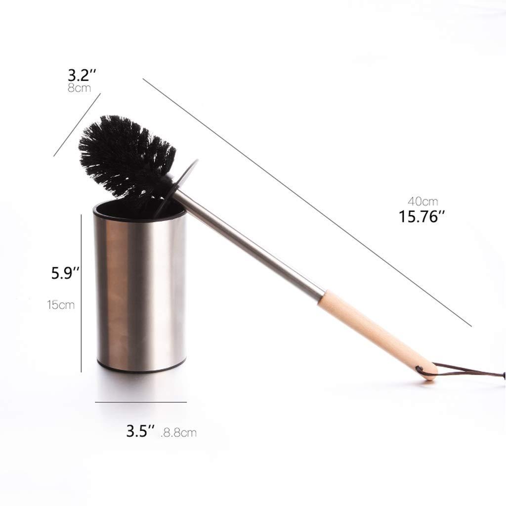 BFDUABDHHBFAE Toilet Brush Toilet Brush Luxury Toilet Brush Holder Set Accessories Durable Bath Brush Head Cleaning Brush Bathroom Brush Holder Toilet Bowl Brush (A)