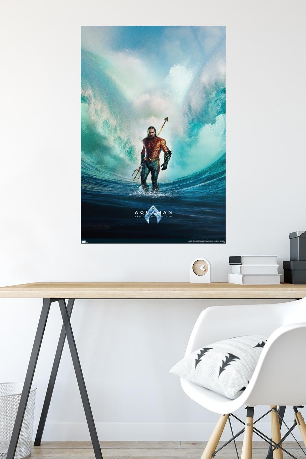 Trends International Trends International DC Comics Movie Aquaman and the Lost Kingdom - One Sheet Teaser Wall Poster, 22.37\" x 34.00\", Premium Unframed Version