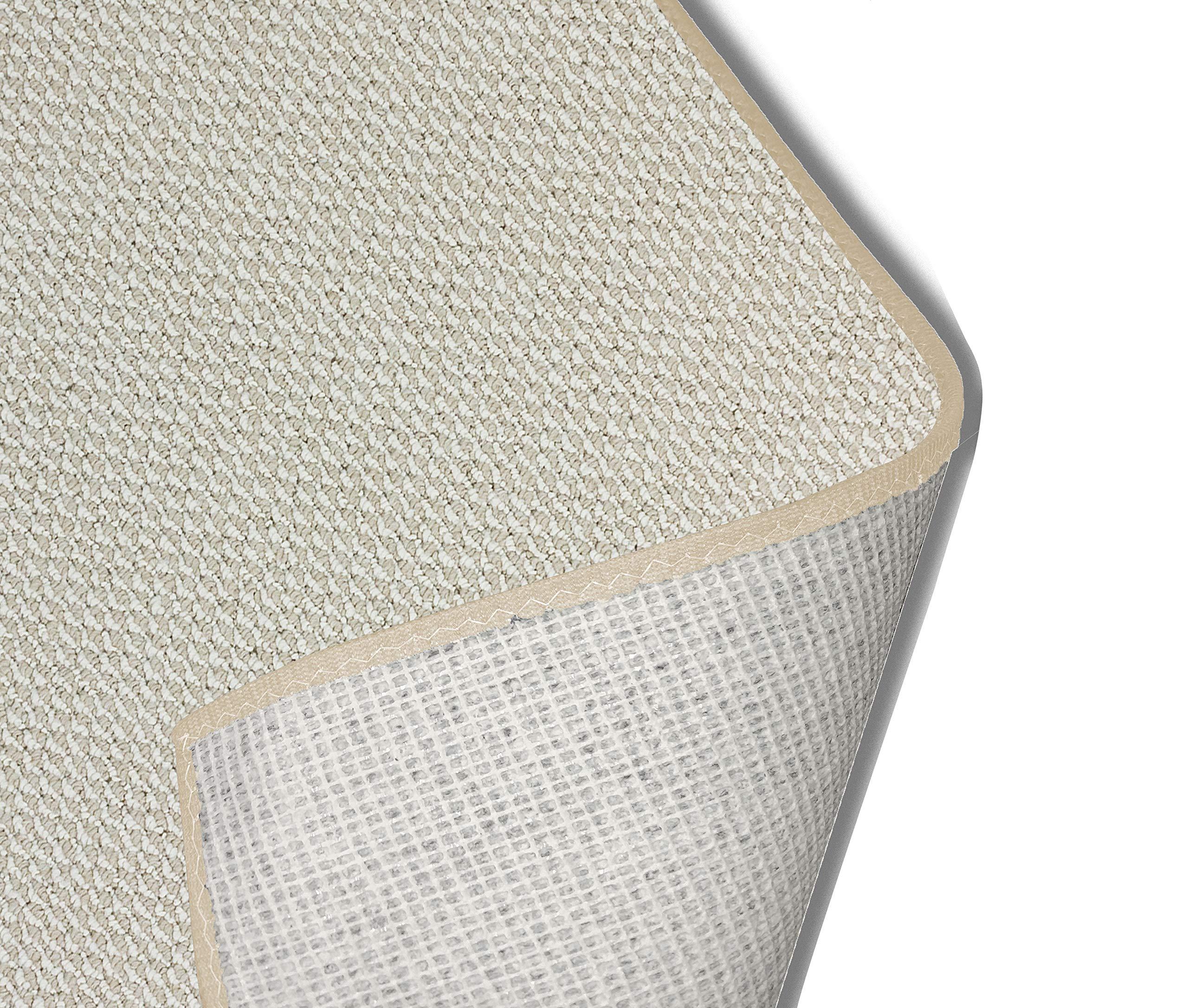 KOECKRITZ Day Glow Berber Style Economical Solutions Starlight Collection | 20.5 Oz. Scroll Loop Carpet Custom Area Rugs, Mats & Runners. Durable Tight Weave (6' Round)