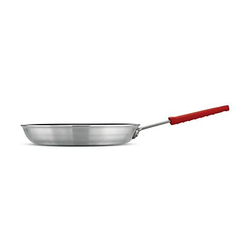Tramontina Tramontina Professional 12-Inch Non Stick Large Frying Pan, Heavy-Gauge Aluminum Skillet with Reinforced Nonstick Coating, Red Handle, Dishwasher and Oven Safe