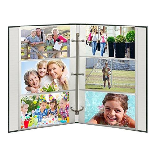 Pioneer Photo Albums 3-Ring Photo Album 300 Pockets Hold 4x6 Photos, Hunter Green