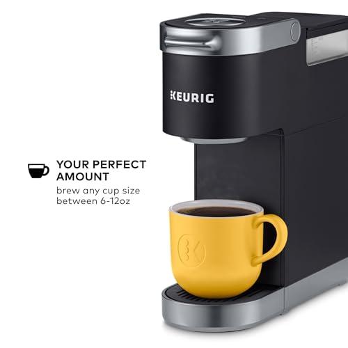 Keurig Keurig K-Mini Plus Single Serve K-Cup Pod Coffee Maker, with 6 to 12oz Brew Size, Stores up to 9 K-Cup Pods, Travel Mug Friendly, Matte Black