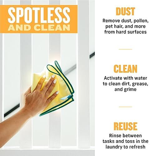 E-Cloth E-Cloth High Performance Dusting Cloth - Microfiber Dusters for Cleaning, Supplies for Housekeeping - Washable Cloths for Cleaning - Reusable Microfiber Cleaning Cloths - 2 Pack