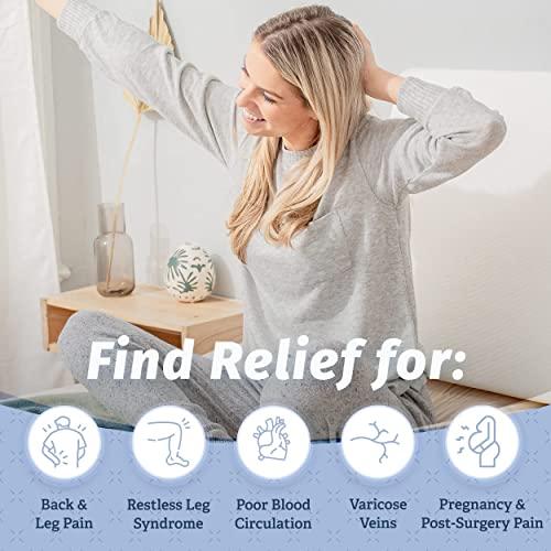 Abco Tech Abco Tech 8in Leg Elevation Pillow with Memory Foam Top - Elevating Leg Rest to Reduce Swelling, Back, Hip, and Knee Pain - Leg Support Pillow to Elevate Feet while Sleeping, Reading - Washable Cover