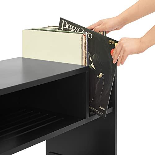 Crosley Furniture Crosley Furniture Portland Turntable Stand, Black