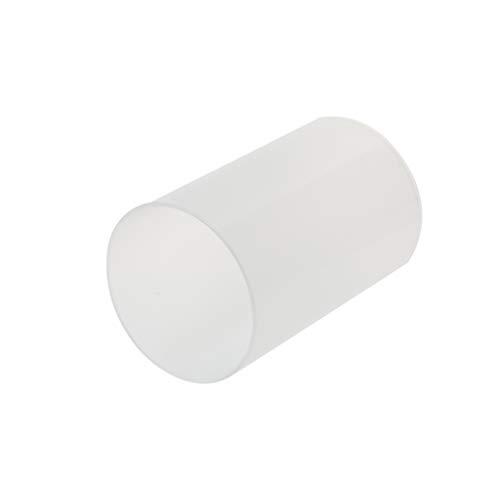 KICHI KICHI Various Size Frosted Glass Hurricane Candle Holders, Chimney Tube, Frosted Glass Cylinder Open Both Ends, Open Ended Hurricane, Frosted Lamp Shade for 6\" x 14\" Multiple Specifications