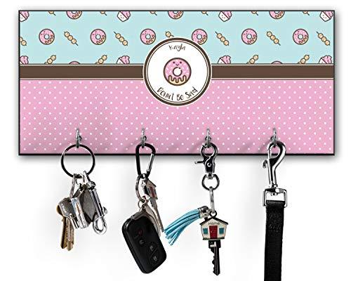 YouCustomizeIt YouCustomizeIt Personalized Donuts Key Hanger w/ 4 Hooks w/Graphics and Text