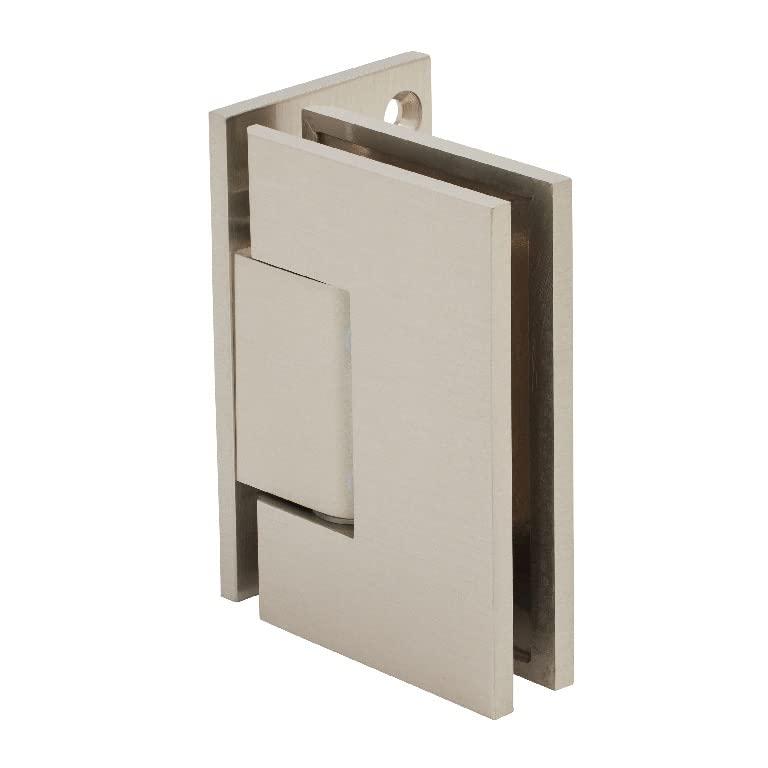 CR Laurence CRL MEL044BN Brushed Nickel Melbourne Wall Mount Offset Back Plate Hinge