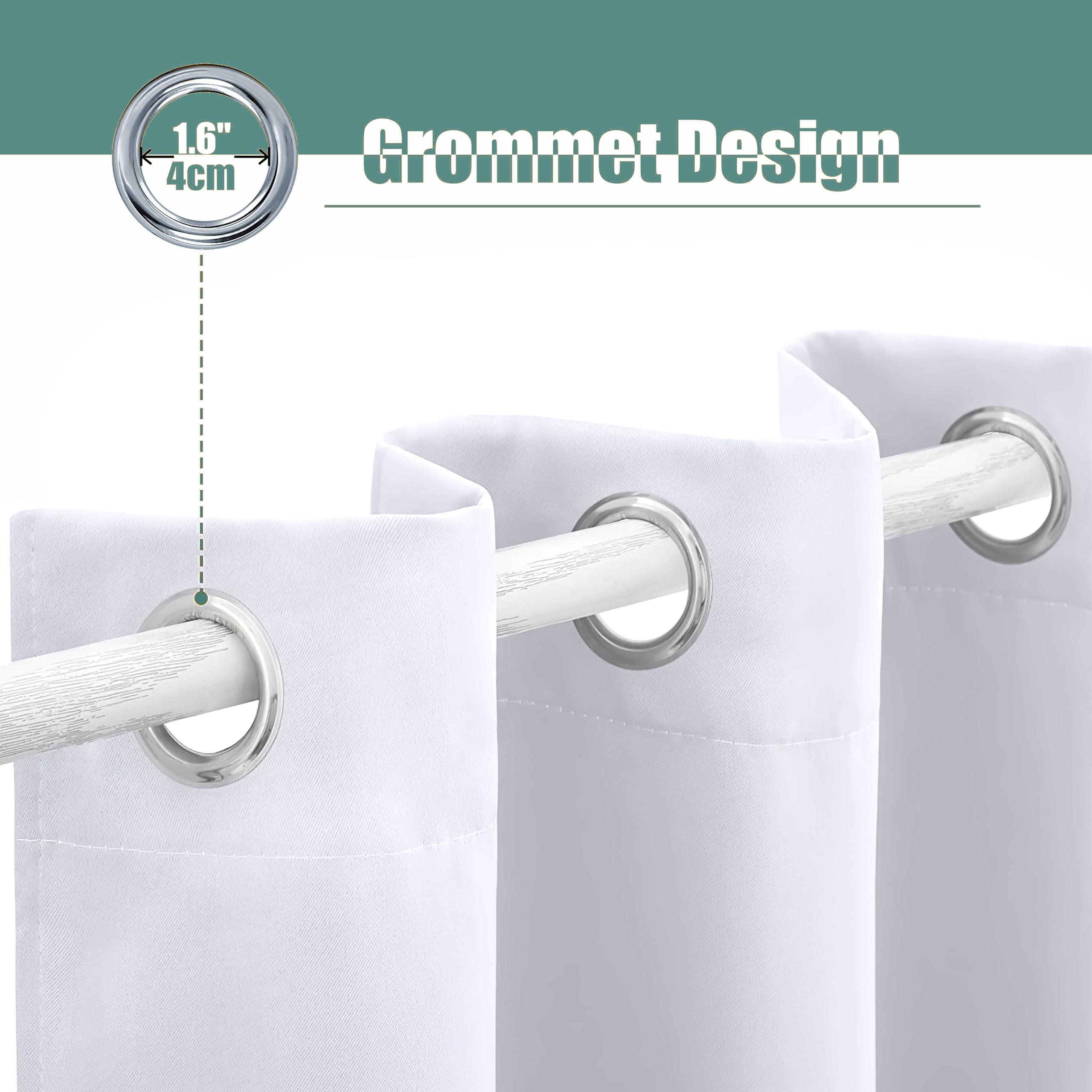 HomeLoft Basics Leaves Blackout Curtains, Leaf Pattern Curtains for Bedroom Living Room Decor, Colorful Window Curtain Drapes Grommet Thermal Insulated, 52 x 72 Inch 2 Panels Set PW&412