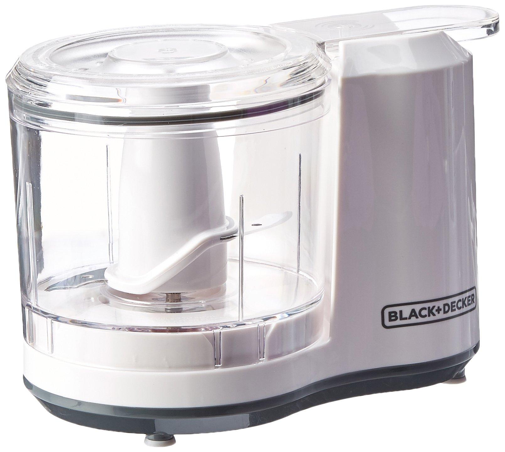 BLACK+DECKER BLACK+DECKER HC150W 1.5-Cup Electric Food Chopper, White, 1.5_cup