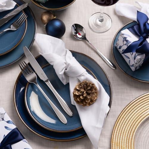 Viners Viners Eden Stainless Steel Cutlery Set for Six People Gift Box, Silver, 24pce