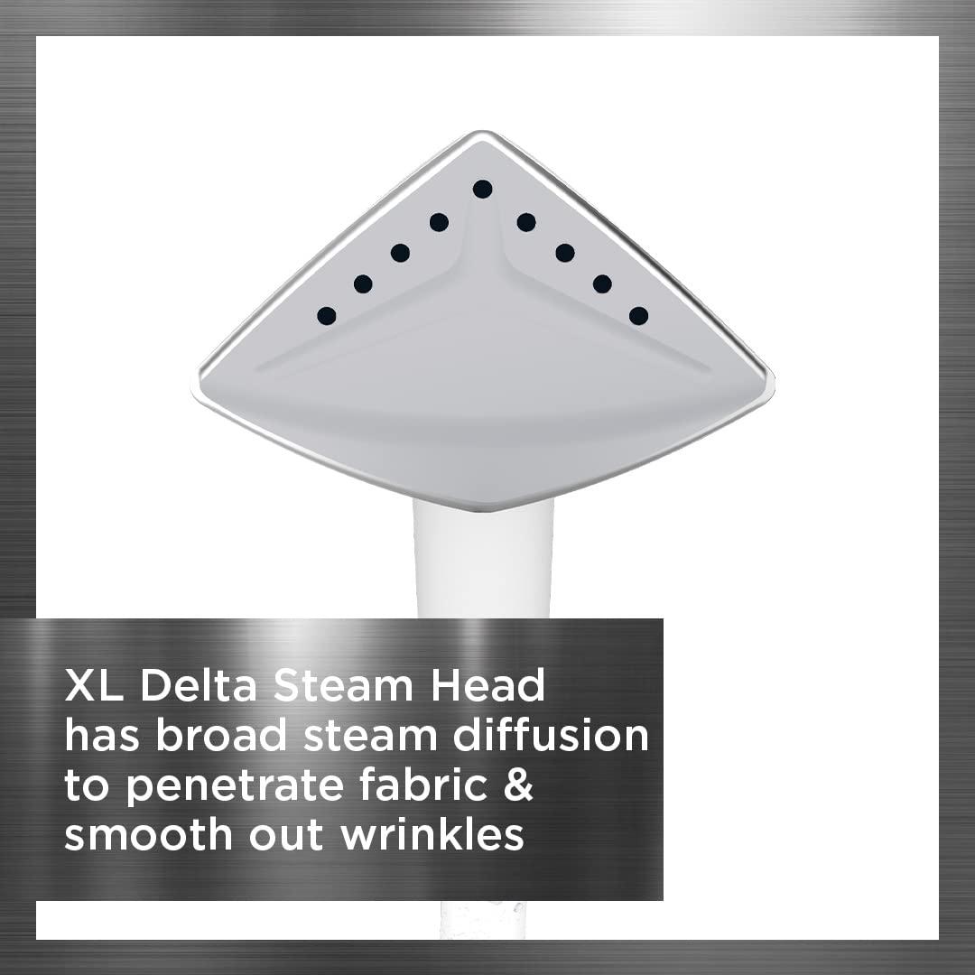 Rowenta Rowenta, Steamer for Clothes, Professional Full Size Steamer with Screen, 65 Inches, 1.3 Liter Capacity, 1700 Watts, Ironing, Clothes Steamer, White Garment Steamer, IS8440