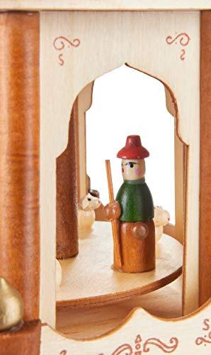 BRUBAKER BRUBAKER Wooden Christmas Pyramid - 18 Inches - 3 Tier Carousel - Nativity Play