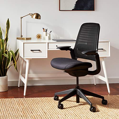Steelcase Steelcase Series 1 Office Chair, Carpet Casters, Black