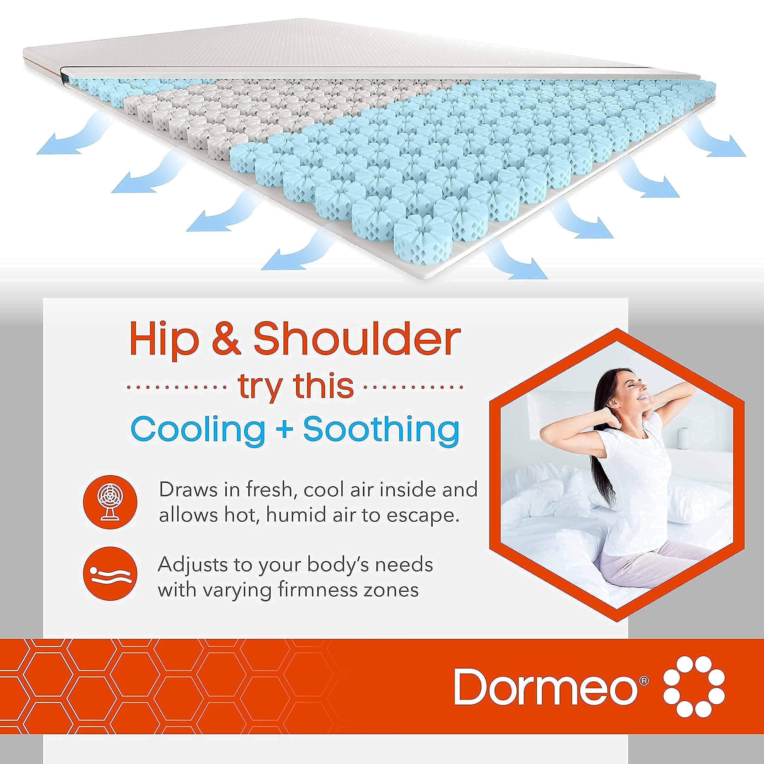 Dormeo The Premium Mattress Topper by Dormeo (King) and True Evolution Pillow Bundle