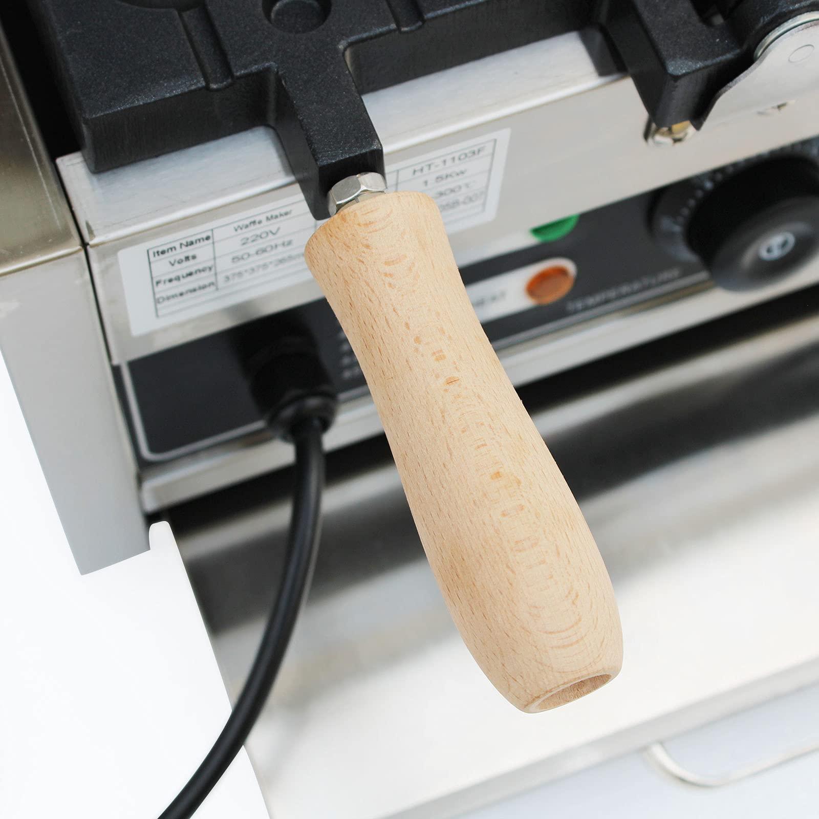 HAPPCUCOE Commercial 42 pcs Donut Ball Waffle Maker Waffle Baker Machine Nonstick Egg Hot Dog Baker Machine 1500W for Bakeries, Restaurants, Kiosks, Canteens