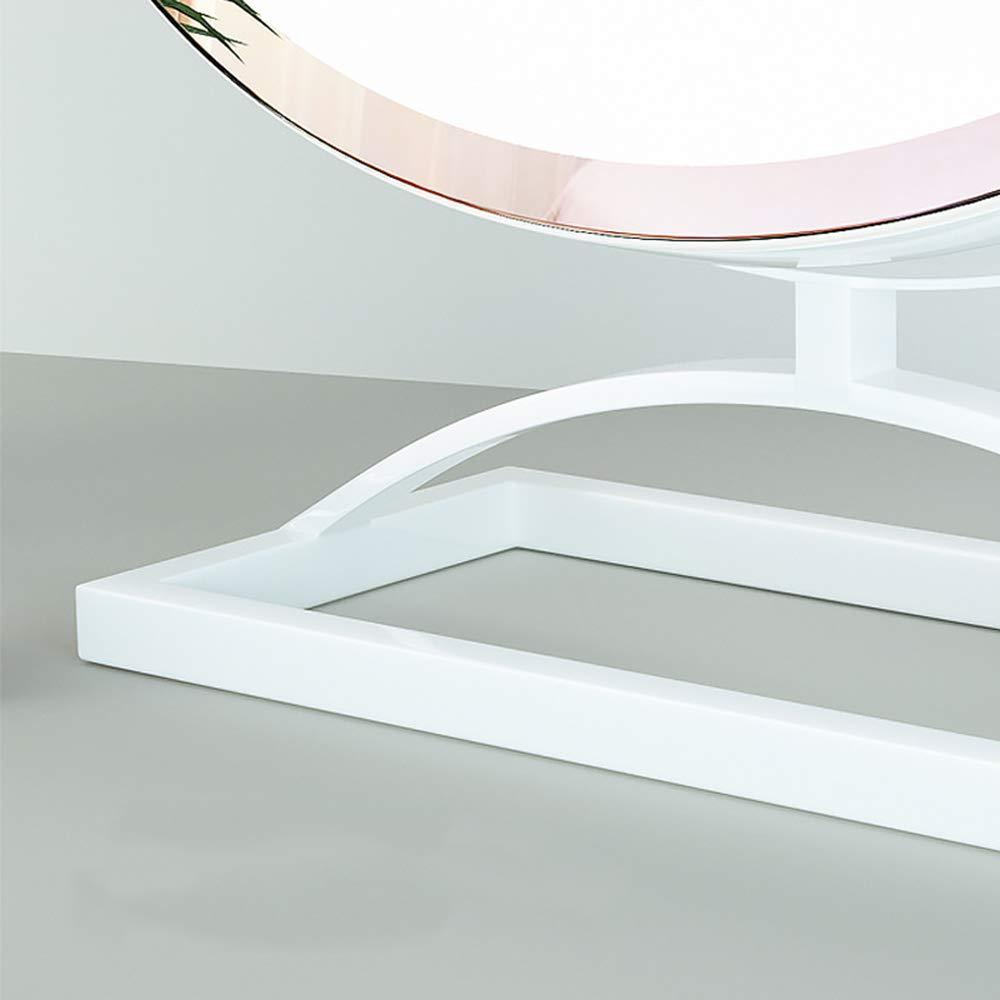 Bathroom mirror Modern and Simple Makeup Mirror with lamp Desktop LED lamp Desktop Charging Beauty Supplement Light Large Mirror Free 10 Times Mirror Gold White Black Rose Gold 3039,4049.2,5060cm