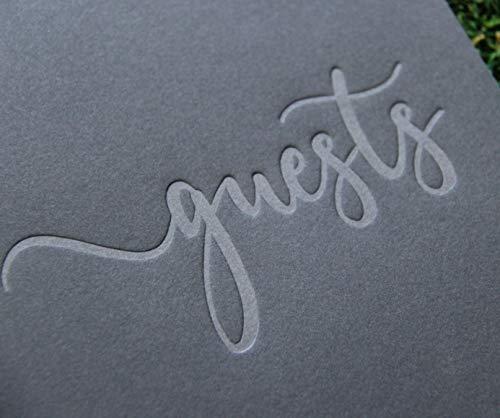 Modern Notebooks Wedding Guest Book Alternative, Guest Book Polaroid, 90 Black pages, Cardstock, Polaroid Guestbook with blank pages, Instax Guest Book For Wedding Photo Booth Props Black Guest Book Wedding.