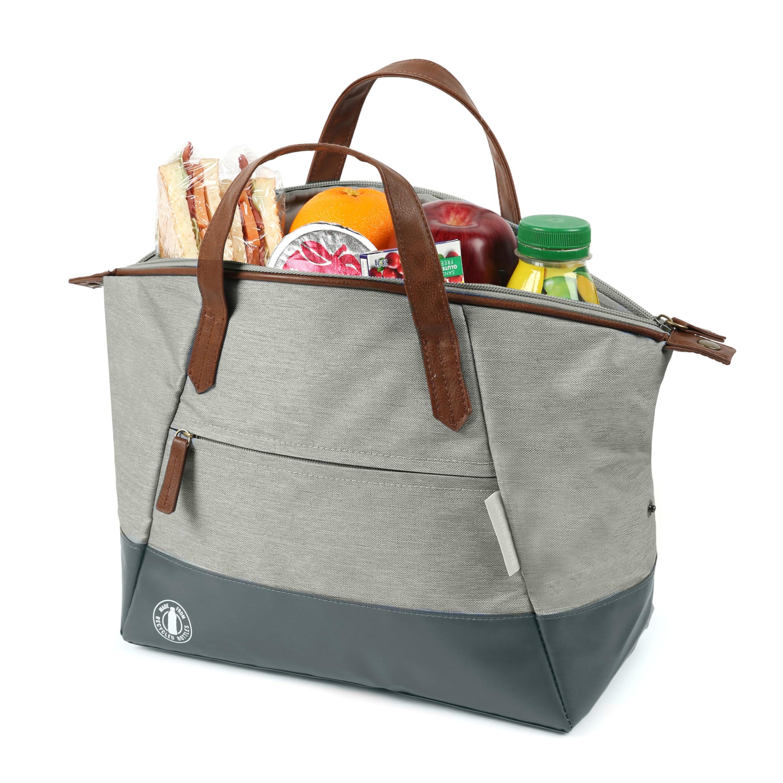 Arctic Zone Arctic Zone Heathered Eco Lunch Tote - Lunch Box Bag - Gray
