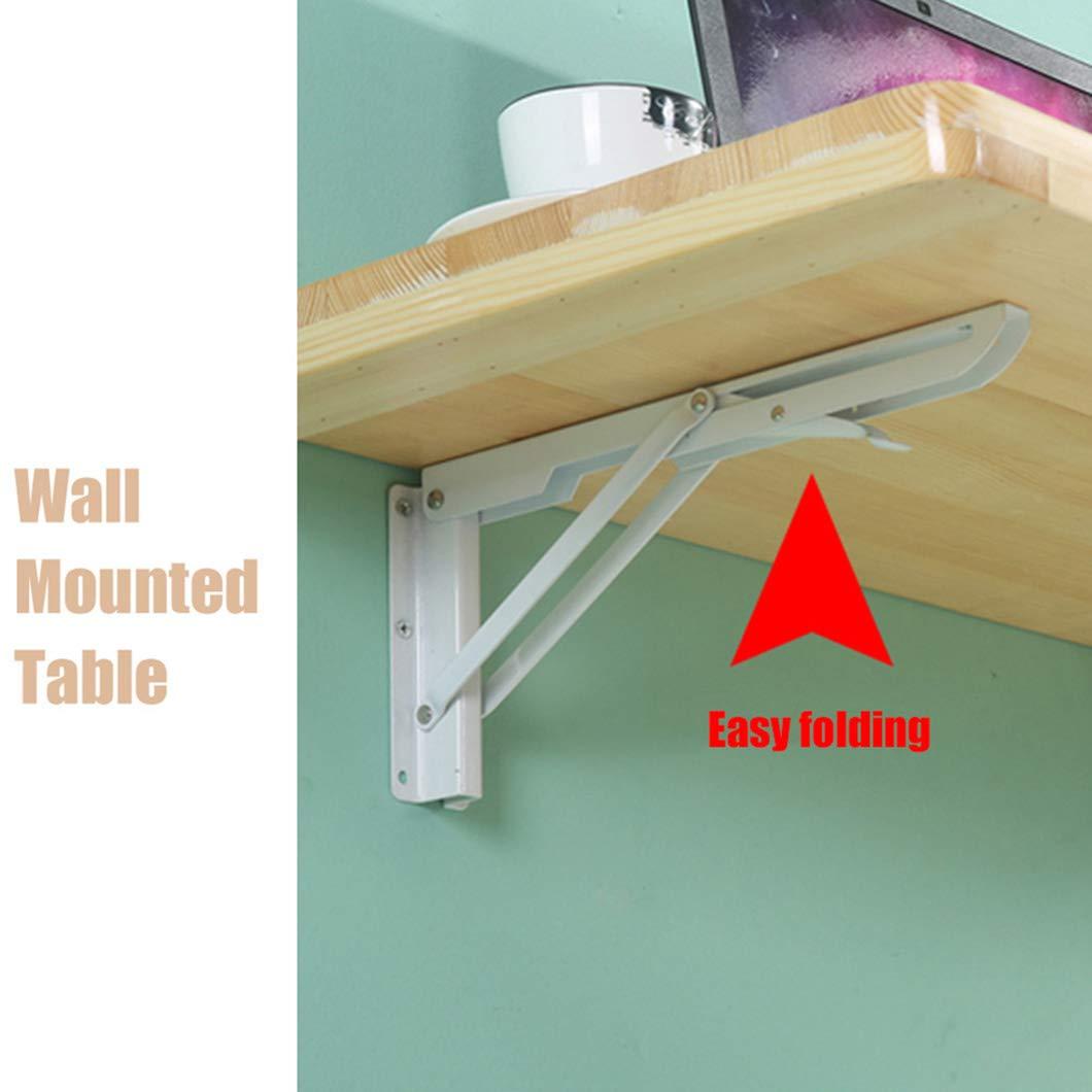 SYTH Wall-Mounted Drop-Leaf Table Folding Kitchen Dining Tables Desk,Workbench,for Study, Bedroom, Bathroom or Balcony, Pine