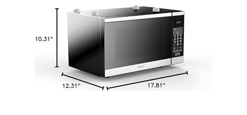 Danby Danby DDMW007501G1 Countertop Microwave, Stainless Steel