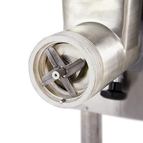 PRO-CUT PRO-CUT KG-22-W Meat Grinder, 1 hp Motor, Stainless Steel Construction, Washerless Grinding System, Large