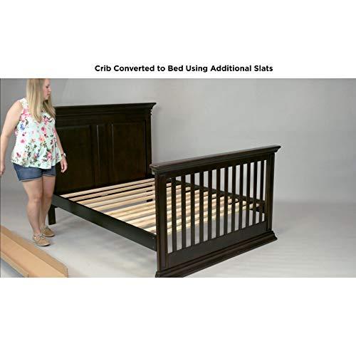 CC KITS CC KITS Set of Eight (8) 53 3/4 Inch Full/Double Size Solid Wood Support Bed SlatsUse Crib Conversion KitsPlatform Frame for MattressBunkie Board, Box Spring or Foundation Replacement Option