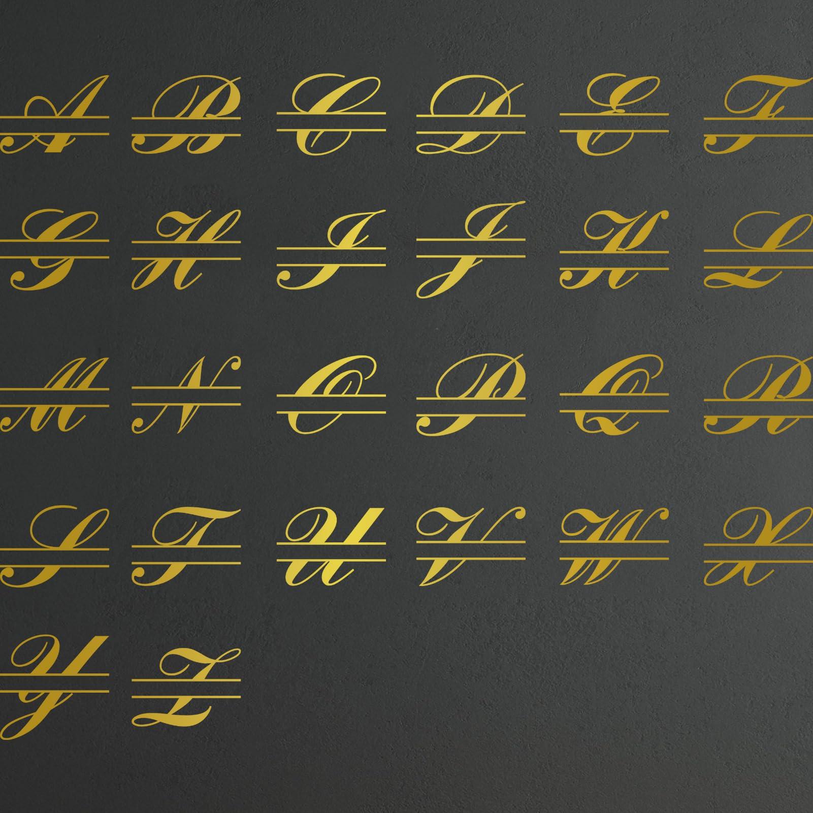 lunwall Metal Signs Customized, Personalized Name Sign, Custom Metal Signs Personalized, Metal Monogram Letters, Metal Monogram Signs for Outside, Housewarming Gift, Custom Metal Name Sign (Style 2, Z)