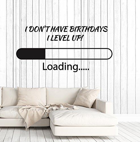 WallStickers4ever Vinyl Wall Decal Loading Funny Quote Gamer Art Gaming Stickers Mural Large Decor (ig4922) Sky Blue