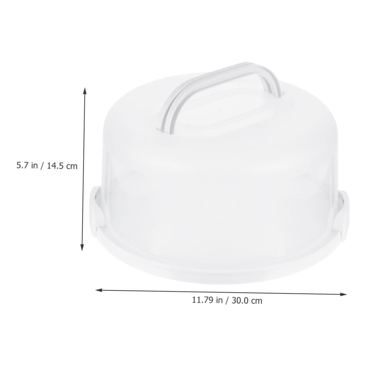 KITANDOVE KITANDOVE Handheld Cake Carrier Box 10 inch Birthday Cake Storage Box Reusable Cake Box
