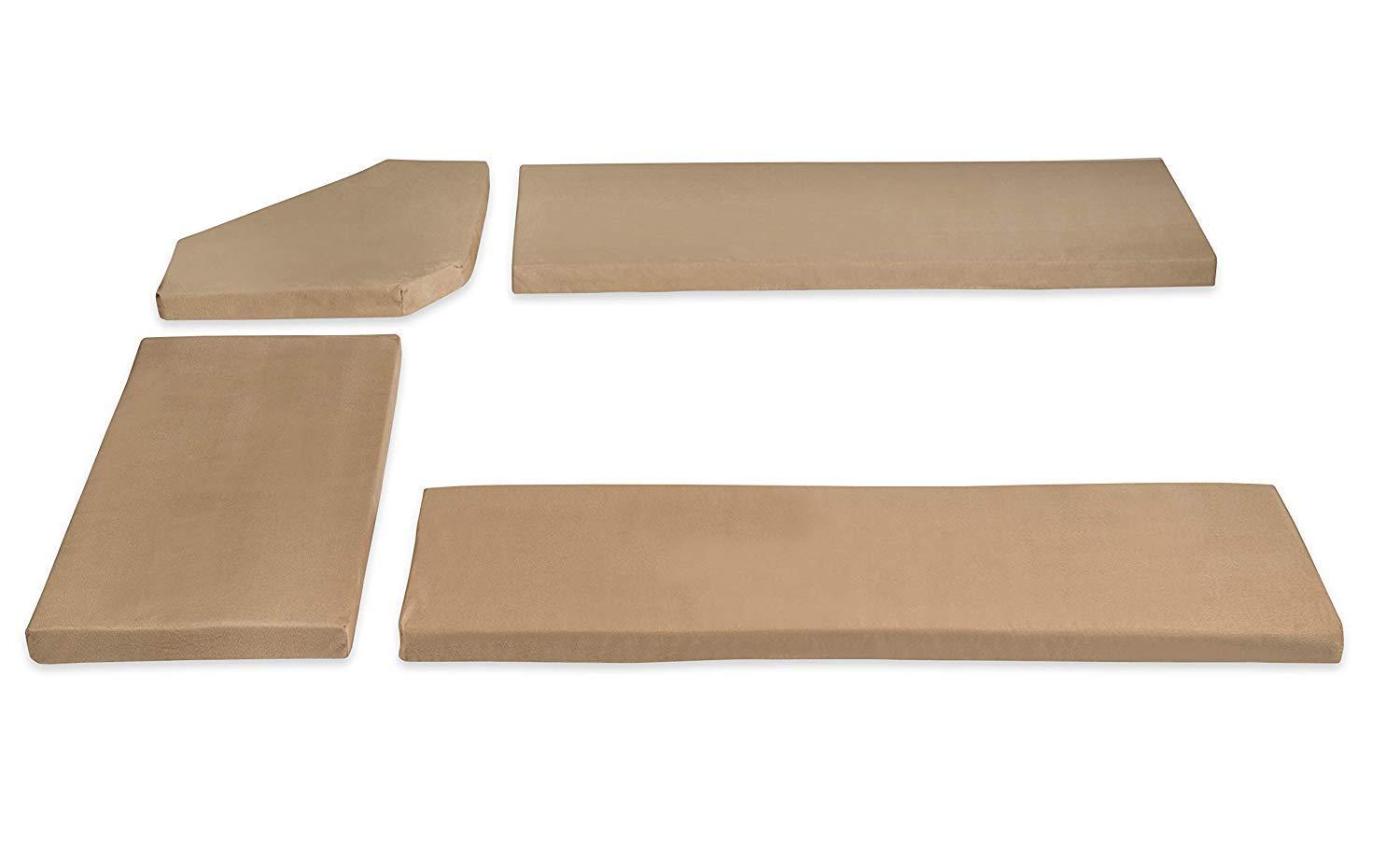 Linon Linon Chelsea Cushion Set, Beige, 43.39\"W x 14.76\"D x 1.97\"H