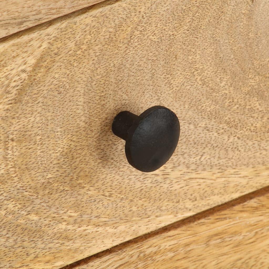 QZZCED QZZCED TV Cabinet,Flat-Screen TV Cabinet,Living Room,Entertainment Center,HiFi Cabinet,with Storage Space,for Media Player, Game Console,Media Carriers,43.3\"x13.8\"x15.7\" Solid Mango Wood