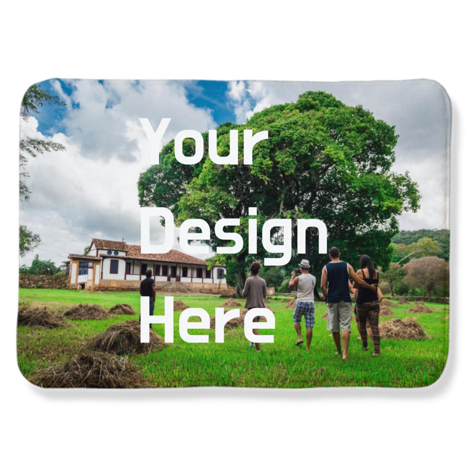 HomeLoft Basics Personalized Decorative Rugs Custom Rugs Customize with Your Own Images Modern Home Decor Rugs Area Rugs - 48x72 in