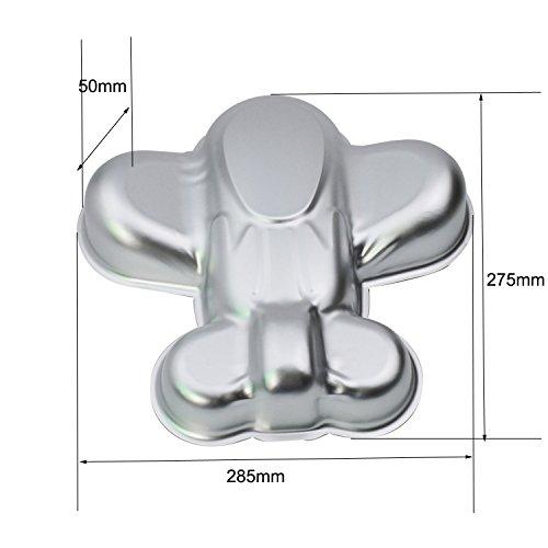 GXHUANG GXHUANG 11 Inch Plane Aluminum Alloy Cake Baking Mold Springform Pan (Airplane)