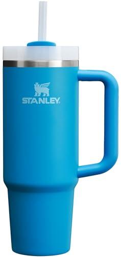 STANLEY Stanley Quencher H2.0 Tumbler with Handle & Straw 30 oz | Twist On 3-Way Lid | Cupholder Compatible for Travel | Insulated Stainless Steel Cup | BPA-Free | Azure